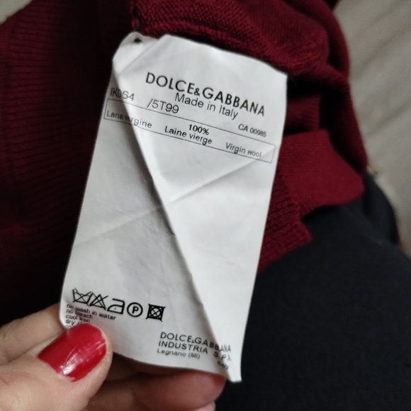 Dolce and Gabanna Sleevless Virgin Wool Top - Picture 5 of 13